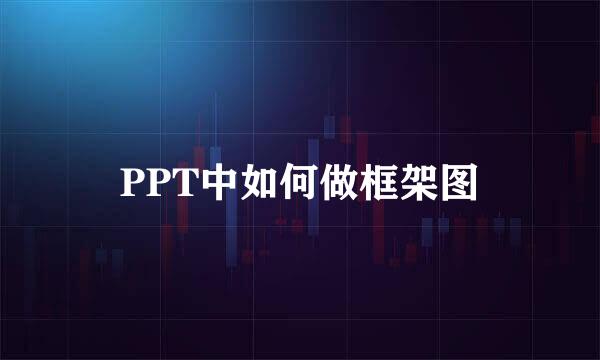 PPT中如何做框架图