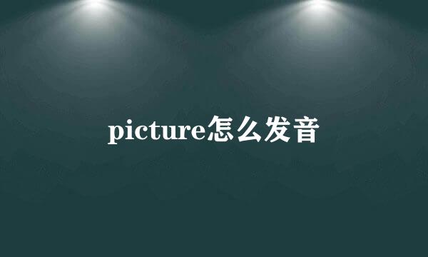 picture怎么发音