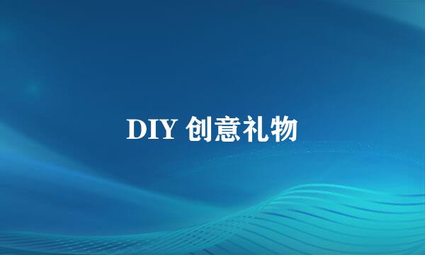 DIY 创意礼物