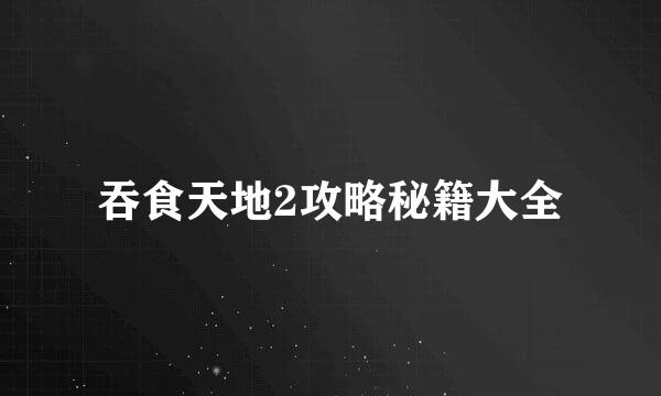 吞食天地2攻略秘籍大全