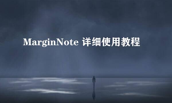 MarginNote 详细使用教程