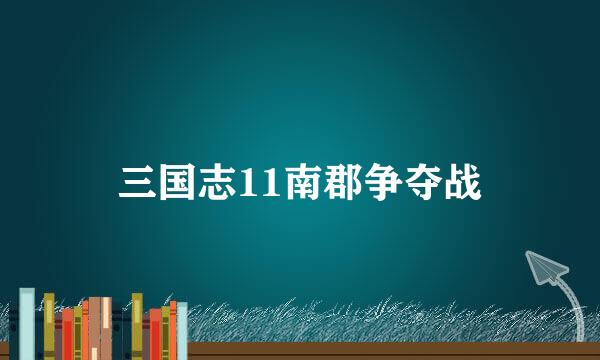 三国志11南郡争夺战