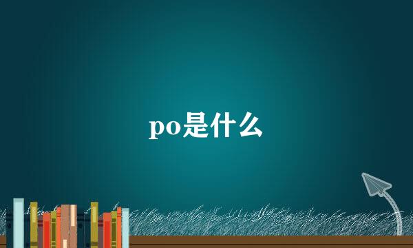 po是什么